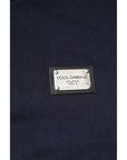 Dolce & Gabbana Dark Blue Logo Crew Neck Pullover Sweater