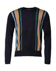 Dolce & Gabbana Multicolor Stripes Crew Neck Pullover Sweater