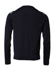 Dolce & Gabbana Multicolor Stripes Crew Neck Pullover Sweater
