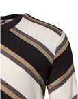 Dolce & Gabbana Multicolor Stripes Crew Neck Pullover Sweater