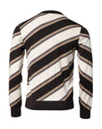 Dolce & Gabbana Multicolor Stripes Crew Neck Pullover Sweater