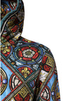 Dolce & Gabbana Multicolor Printed Hooded Sweatshirt Sweater
