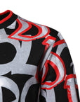 Dolce & Gabbana Multicolor Logo Monogram Crew Neck Sweater