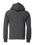 Dolce & Gabbana Gray Logo Patch Hooded Sweatshirt Sweater