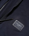 Dolce & Gabbana Dark Blue FullZip Hooded Sweatshirt Sweater