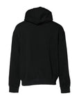 Dolce & Gabbana Black Logo Full Zip Hooded Men Sweatshirt Sweater