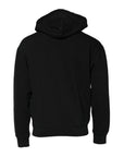 Dolce & Gabbana Black Logo Full Zip Hooded Men Sweatshirt Sweater