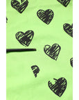 Dolce & Gabbana Green Heart Print Cotton Crew Neck T-shirt