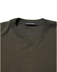 Dolce & Gabbana Dark Green Long Sleeves Crew Neck T-shirt
