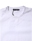 Dolce & Gabbana White Cotton Short Sleeves Crew Neck T-shirt