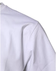 Dolce & Gabbana White Cotton Short Sleeves Crew Neck T-shirt