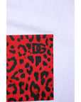 Dolce & Gabbana White Cotton Short Sleeves Crew Neck T-shirt