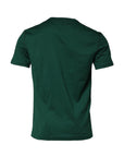 Dolce & Gabbana Green Cotton DG Plaque Round Neck T-shirt