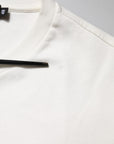 Dolce & Gabbana White Cotton DG Embroidery Round Neck T-shirt