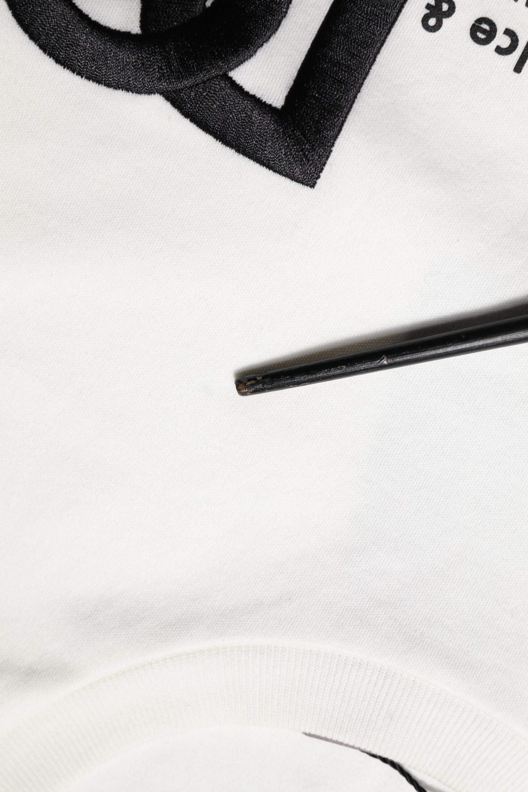 Dolce & Gabbana White Cotton DG Embroidery Round Neck T-shirt