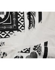 Dolce & Gabbana White Cotton Logo Bandana Print T-shirt