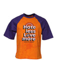 Dolce & Gabbana Orange Purple Printed Round Neck T-shirt