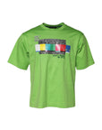 Dolce & Gabbana Green Graphic Printed Round Neck T-shirt