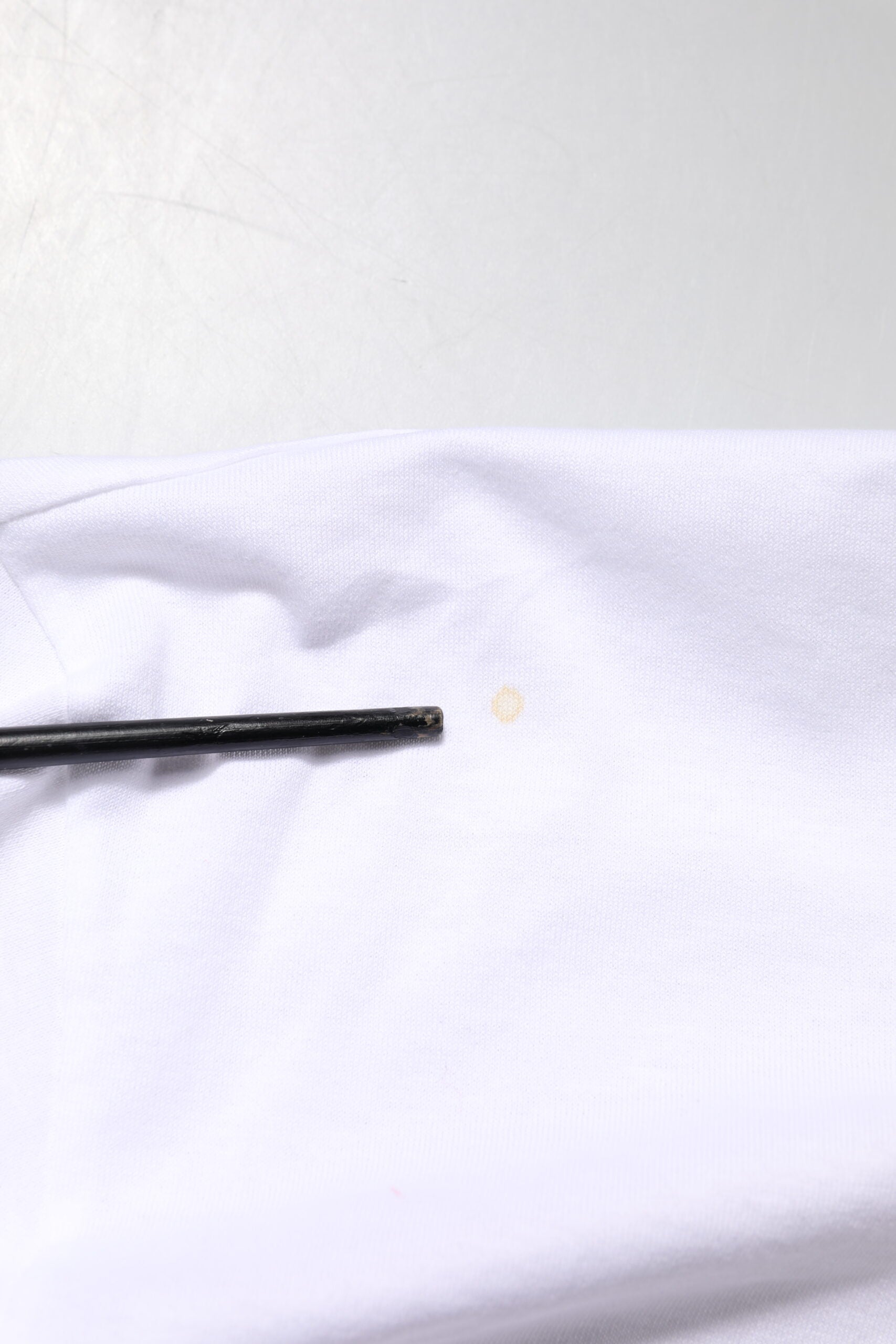 Dolce & Gabbana White Logo Embroidery Round Neck T-shirt