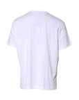 Dolce & Gabbana White Cotton DG Crown Embroidery T-shirt