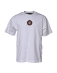 Dolce & Gabbana White Logo Embellish Short Sleeves T-shirt