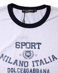 Dolce & Gabbana White DG Logo Print Short Sleeve T-shirt