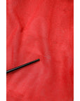 Dolce & Gabbana Red Tulle Turtleneck Long Sleeve Blouse Top