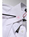 Dolce & Gabbana White Cotton Floral Appliques Dress Shirt Top
