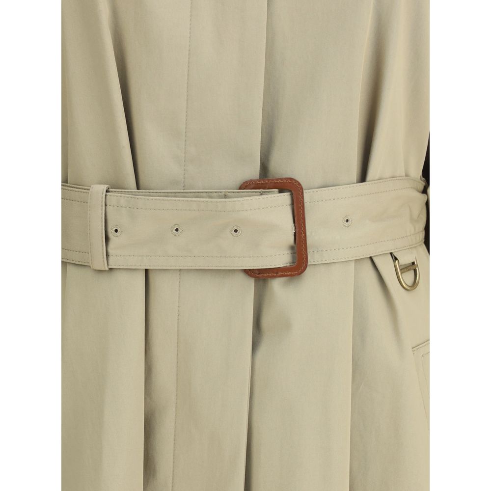 Chloé Cotton gabardine long Trench Coat