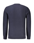 Hugo Boss Blue Cotton Men Sweater