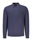 Hugo Boss Blue Wool Mens Sweater