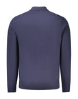 Hugo Boss Blue Wool Mens Sweater