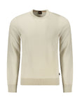 Hugo Boss Beige Cotton Men Sweater