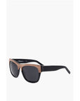 Linda Farrow PHILLIP LIM Wayfarer Sunglasses with Wood Effect Detail
