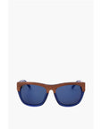 Linda Farrow PHILLIP LIM Wayfarer Sunglasses with Wood Effect Detail