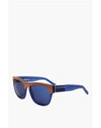 Linda Farrow PHILLIP LIM Wayfarer Sunglasses with Wood Effect Detail