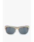 Linda Farrow PHILLIP LIM Wayfarer Sunglasses with Wood Effect Detail