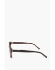 Linda Farrow PHILLIP LIM Wayfarer Sunglasses with Wood Effect Frame