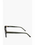 Linda Farrow PHILLIP LIM Wayfarer Sunglasses with Wood Effect Frame