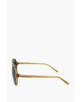 Linda Farrow PHILLIP LIM Aviator Sunglasses with Metal Bridge