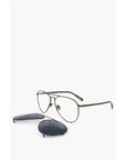 Linda Farrow KRIS VAN ASSCHE Aviator Sunglasses with Removable Mask
