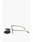 Linda Farrow KRIS VAN ASSCHE Aviator Sunglasses with Removable Mask