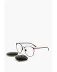 Linda Farrow KRIS VAN ASSCHE Wayfarer Sunglasses with Removable Mask