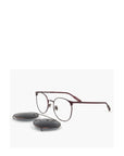 Linda Farrow KRIS VAN ASSCHE Wayfarer Sunglasses with Removable Mask