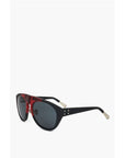 Linda Farrow KRIS VAN ASSCHE Aviator Sunglasses with Two-tone Frame