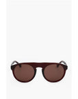 Linda Farrow DRIES VAN NOTEN Aviator Sunglasses with Plastic Frame