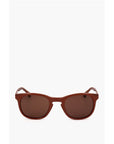 Linda Farrow DRIES VAN NOTEN Wayfarer Sunglasses with Ton-sur-ton Lenses