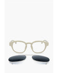 Linda Farrow DRIES VAN NOTEN Wayfarer Sunglasses with Removable Mask