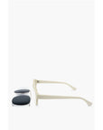 Linda Farrow DRIES VAN NOTEN Wayfarer Sunglasses with Removable Mask