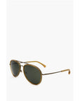 Linda Farrow DRIES VAN NOTEN Aviator Sunglasses with Plastic Frame